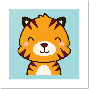 Kawaii & Cute Tiger Posters and Art